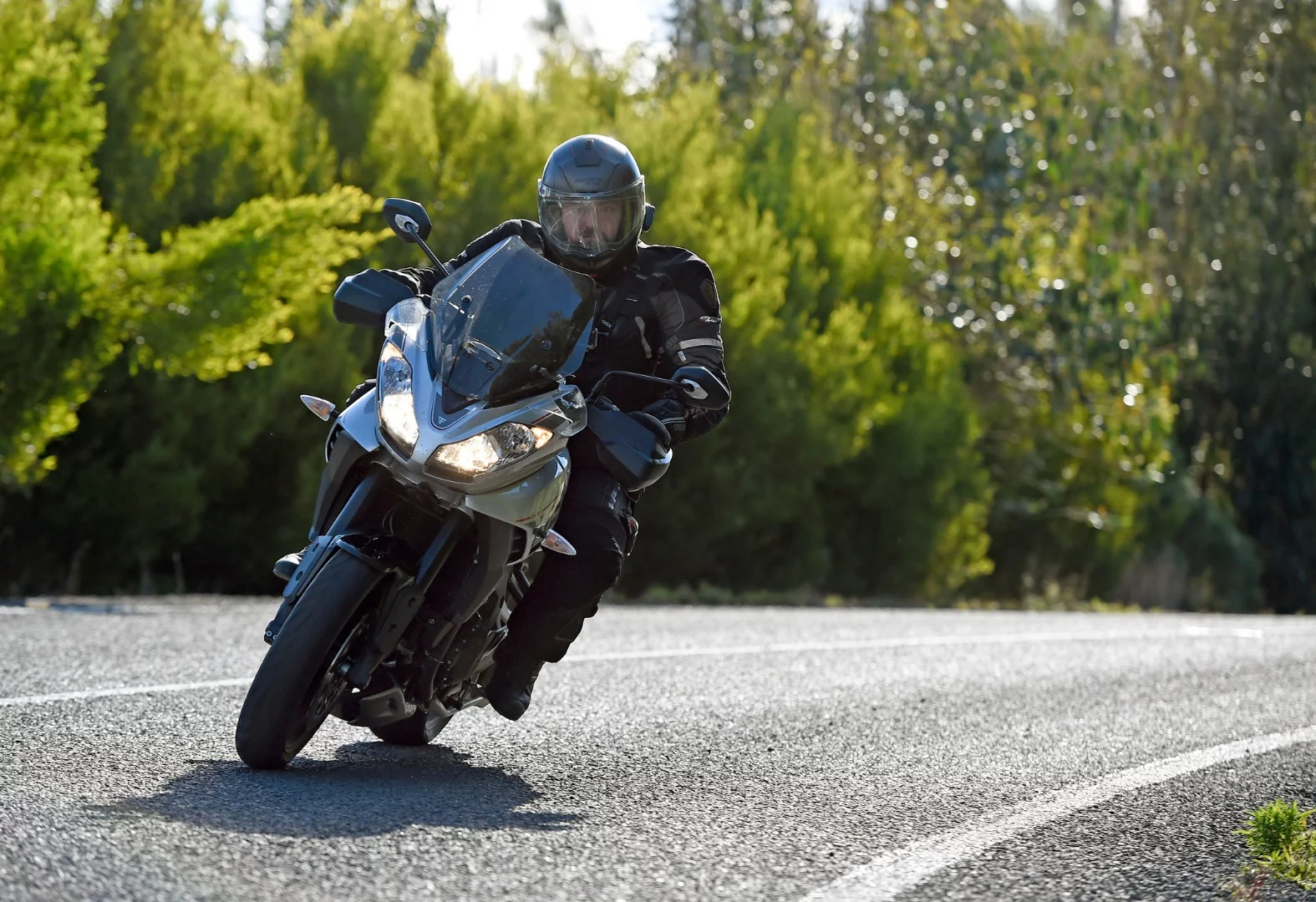 2016 Triumph Tiger Sport 1050: excessive wind noise off the screen at high speed is the only thing that dampens the touring experience – otherwise, the ride is comfortable, refined and left us feeling fresh and ready for more after two long days in the saddle