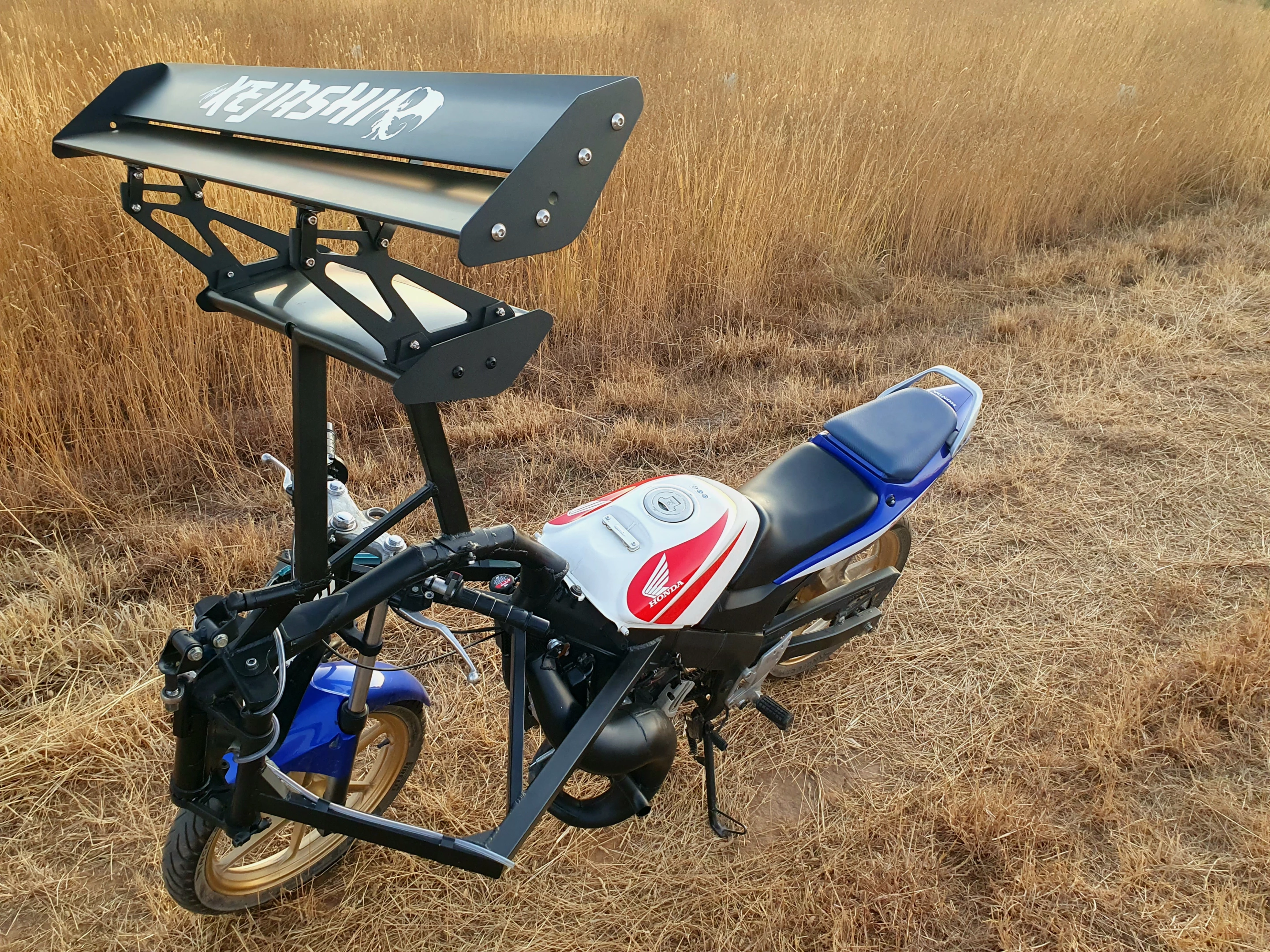 The steering system also actuates the tilt wing