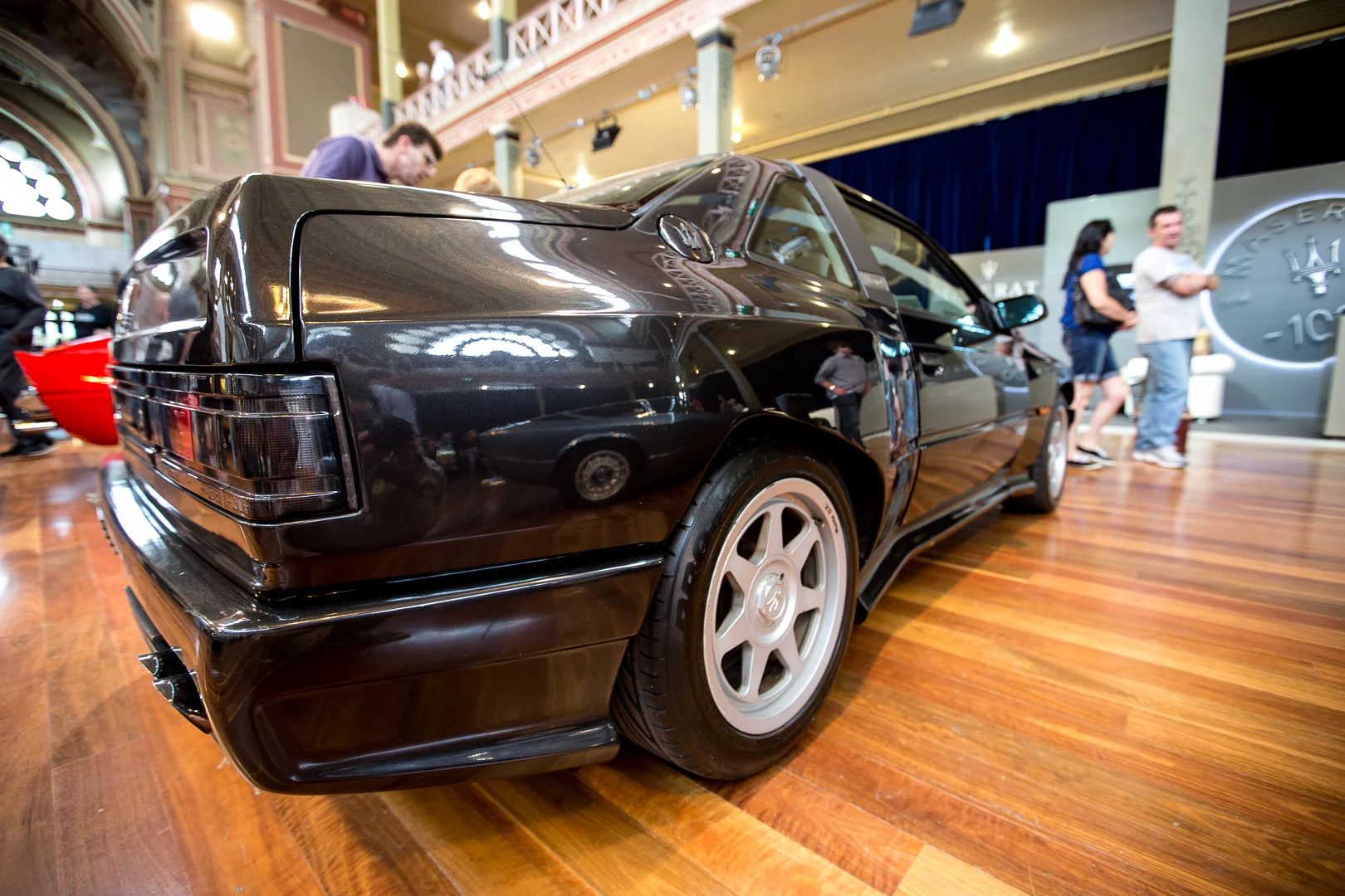 A 1994 Maserati Shamal Coupe on show at Motorclassica 2014 (Photo: Nick Lavars/Gizmag)