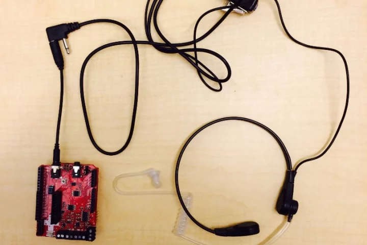 A prototype of the Autodietary food monitoring necklace