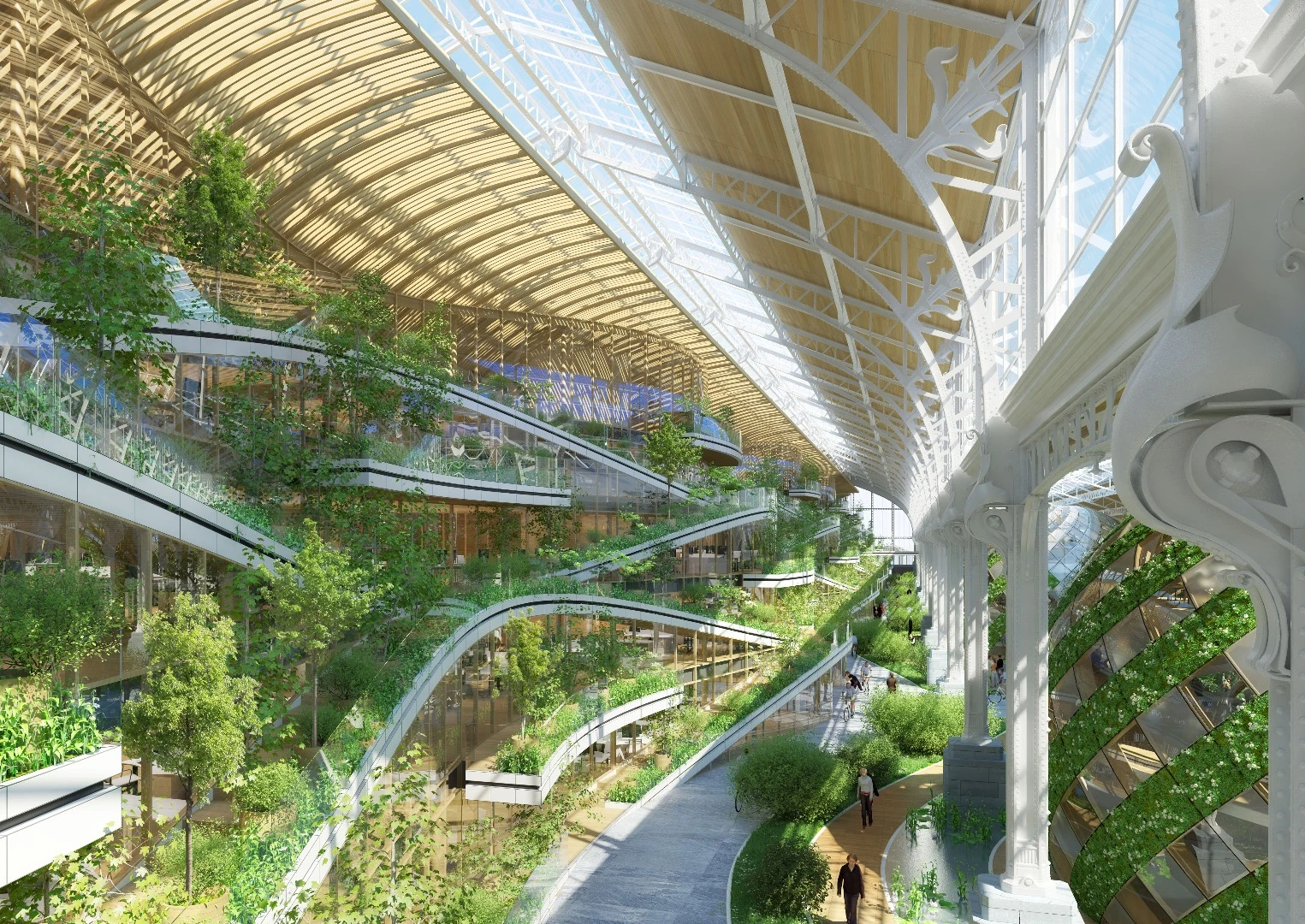 Callebaut envisions existing buildings, like the former Marine Terminal, being adapted and reused