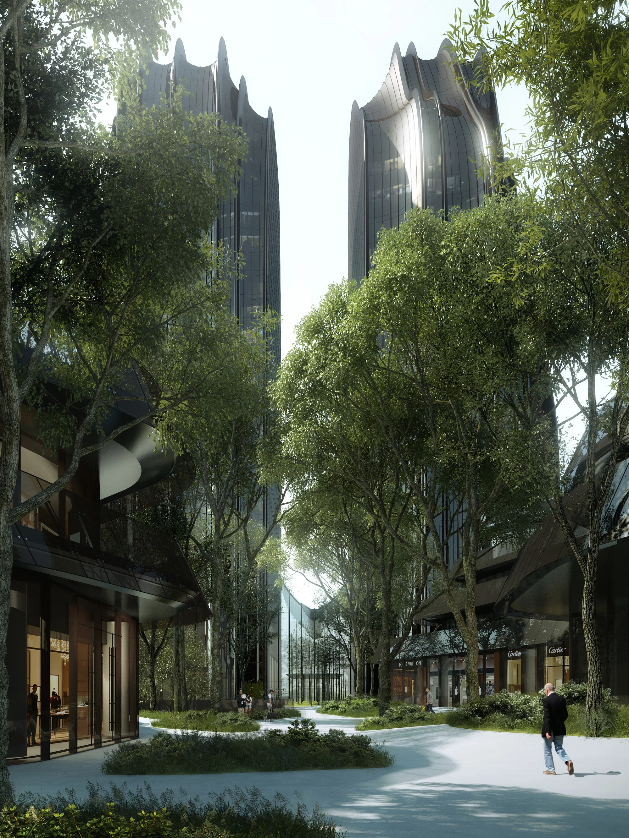 MAD is pursuing LEED Gold-certification for the complex (Image: MAD)