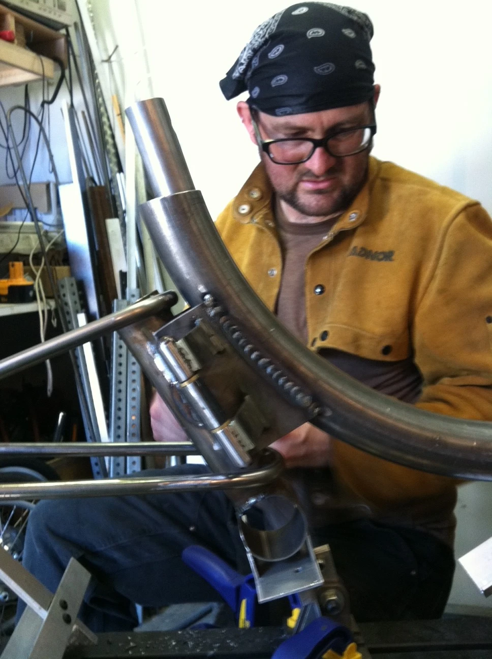 Working on the folding mechanisms