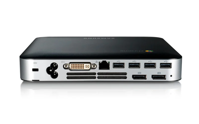 The Chromebox has an impressive number of ports for a cloud based computer