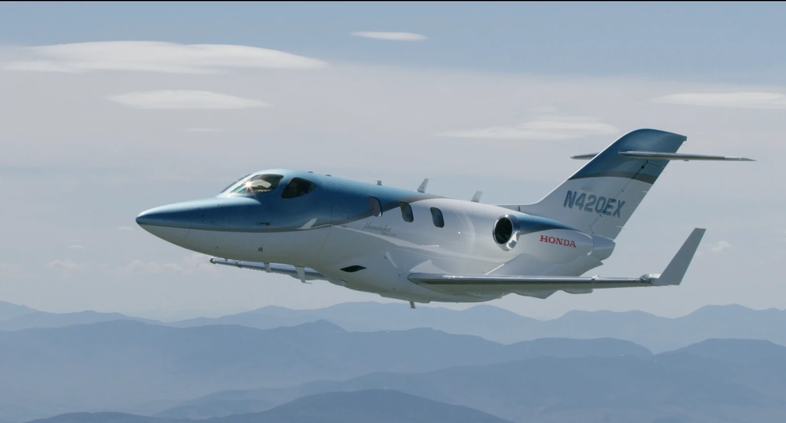 The HondaJet Elite has capacity for seven occupants including the pilot