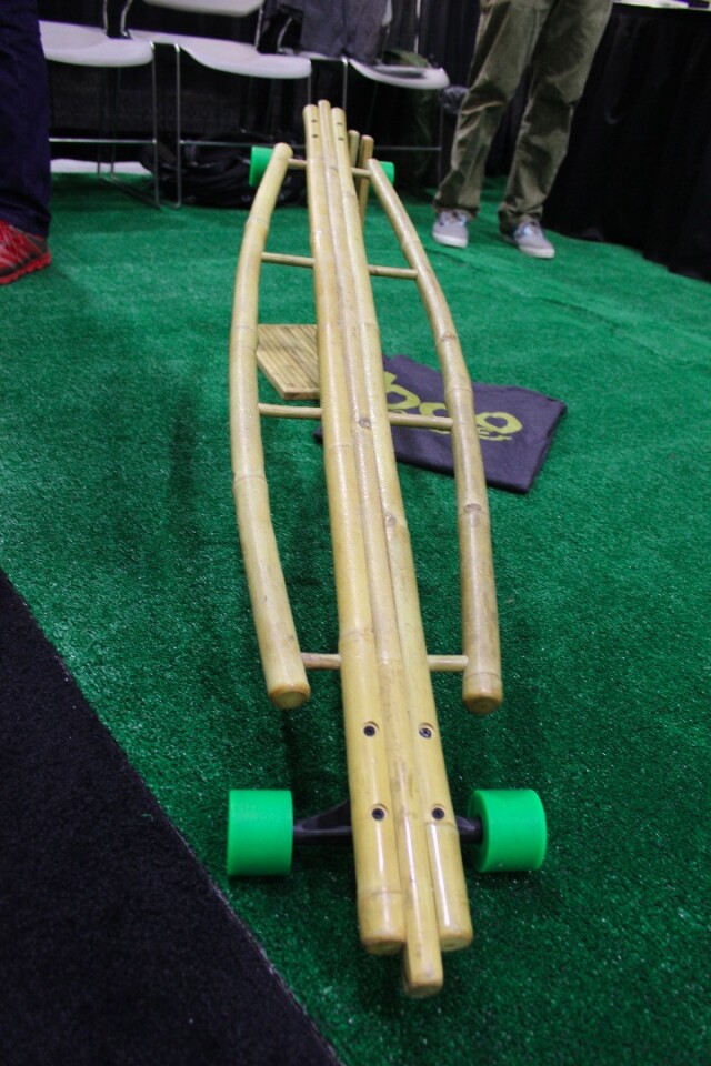 The bamboo is said to be stiff yet compliant