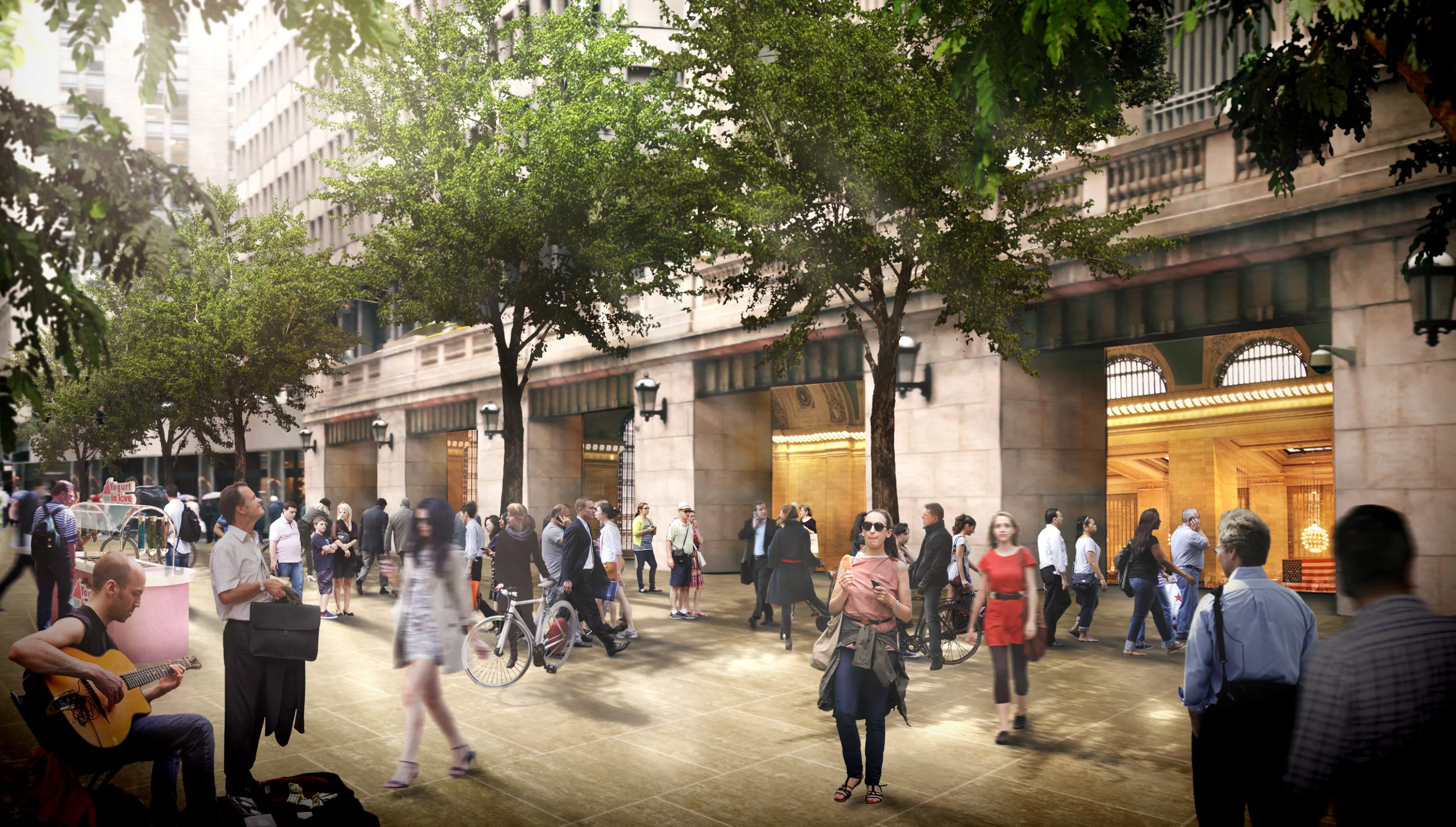 Foster + Partners plan is cyclist and pedestrian friendly (Image: Foster + Partners)