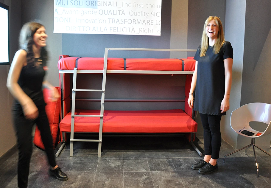 This bunk bed from the 60s stands the test of time for clever transformability and high quality workmanship