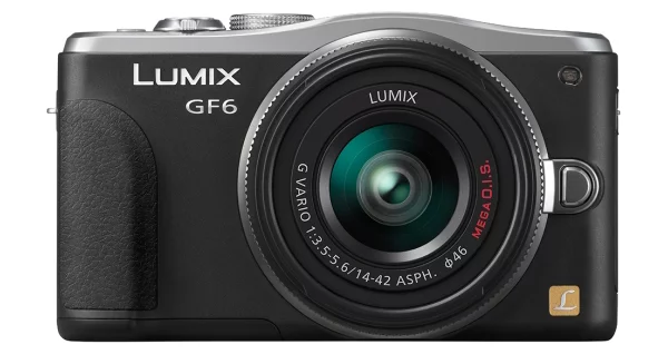 The Panasonic DMC-GF6 boasts a 16-megapixel Micro Four Thirds (17.3 x 13 mm) Live MOS sensor