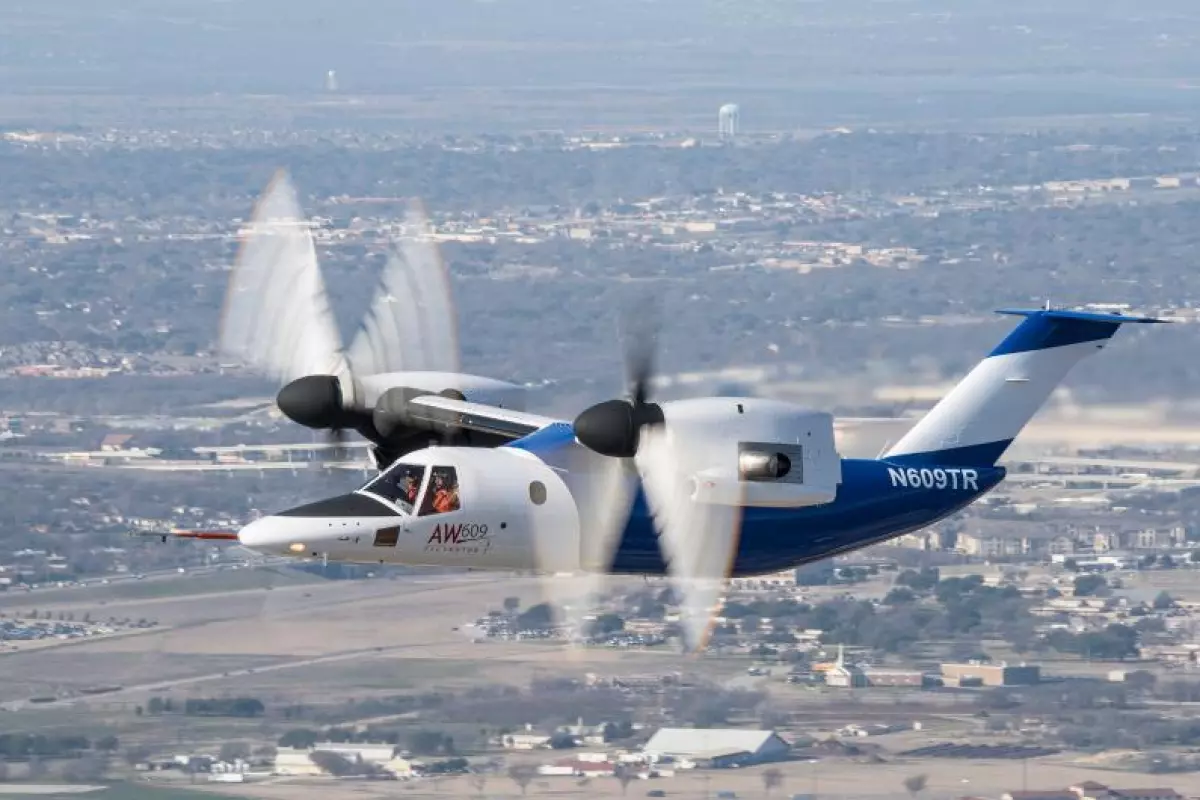 The Leonardo AW609 first flew in 2003
