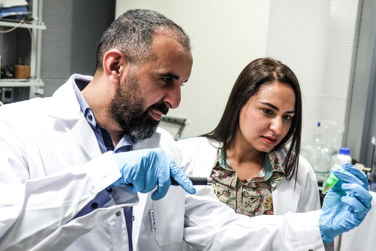 Ali Trabolsi (left) and Farah Benyettou (right), researchers on the new study