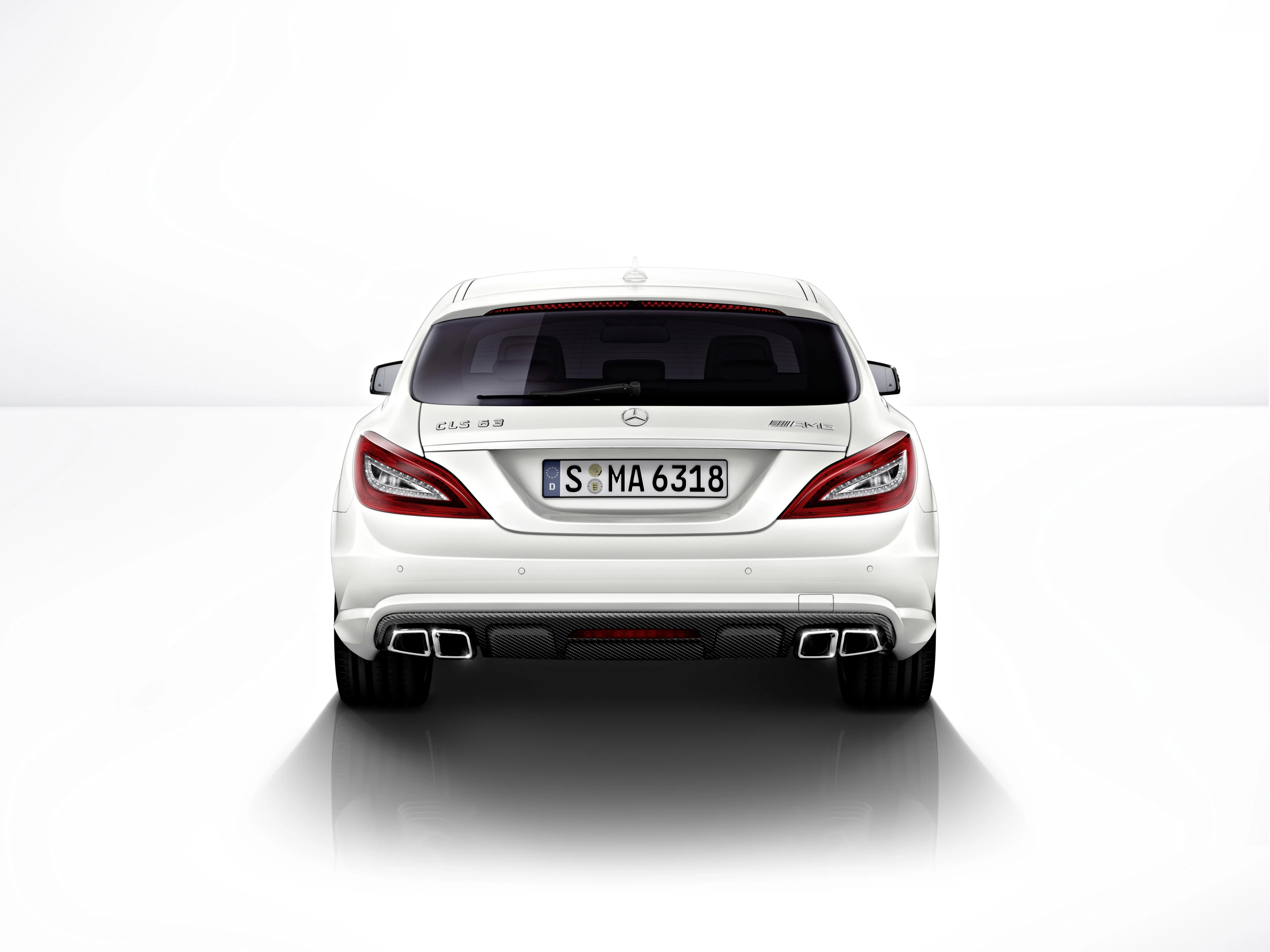The Mercedes-Benz CLS 63 AMG Shooting Brake rear