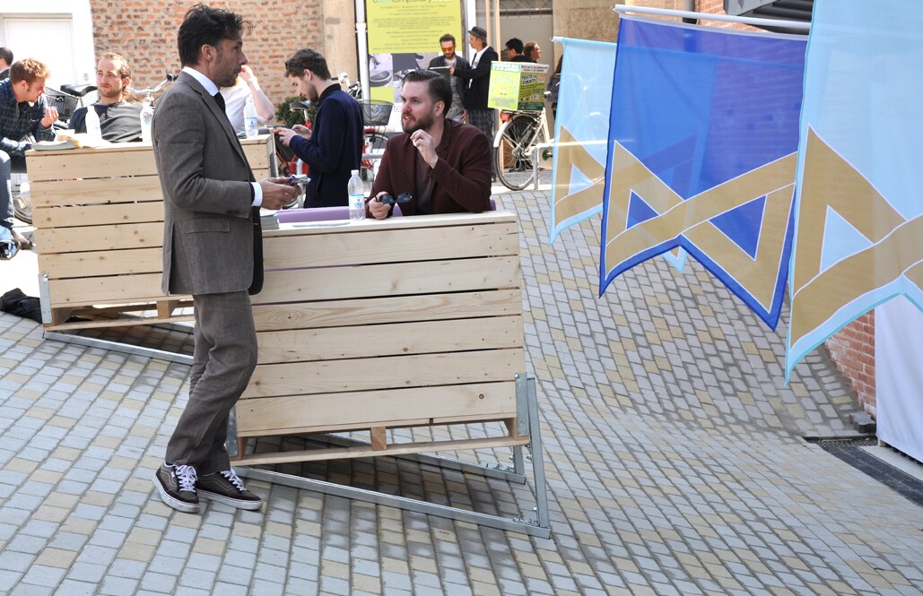 'Field Kitchen Sit & Heat', Tuttobene, FuoriSalone, Milan Design Week 2013 (Photo: Edoardo Campanale/Gizmag)