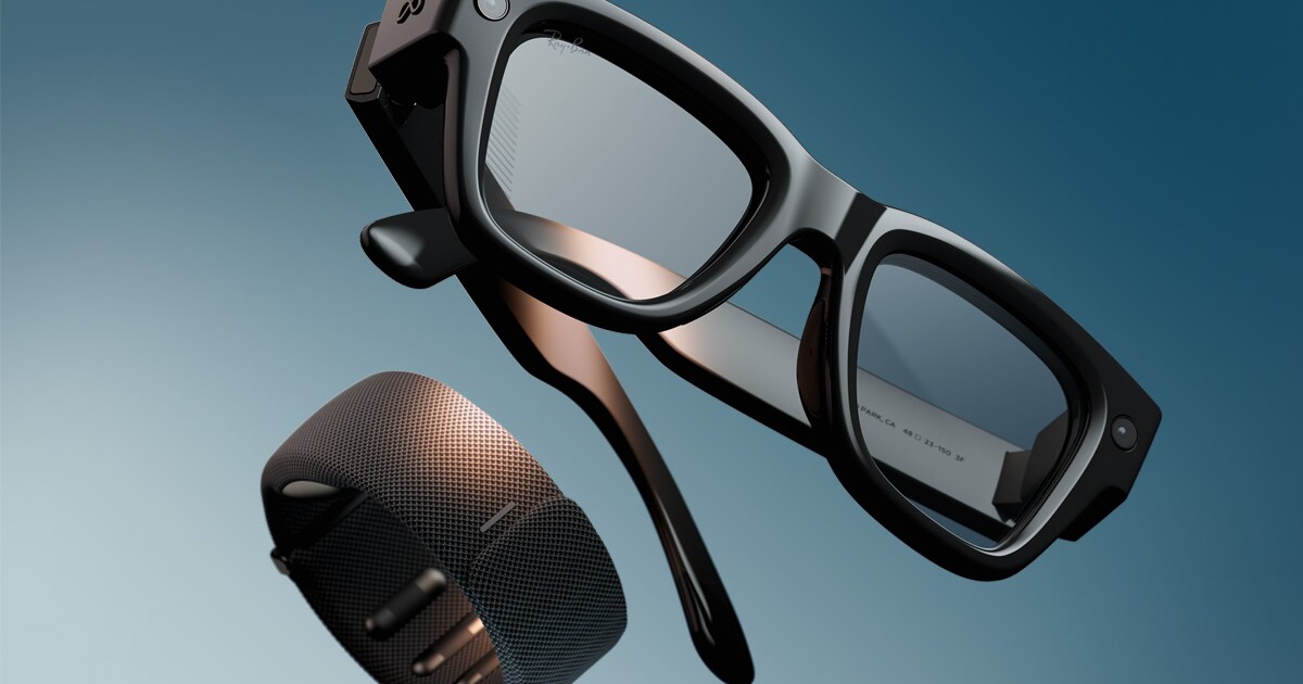 Meta Ray-Ban smart glasses with Neural Band debut Meta Ray-Ban smart glasses with Neural Band debut
