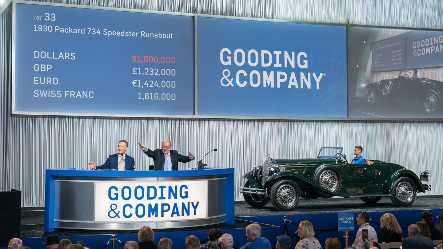 $1,765,000 | 1930 Packard 734 Speedster Runabout | Auction House: Gooding & Co