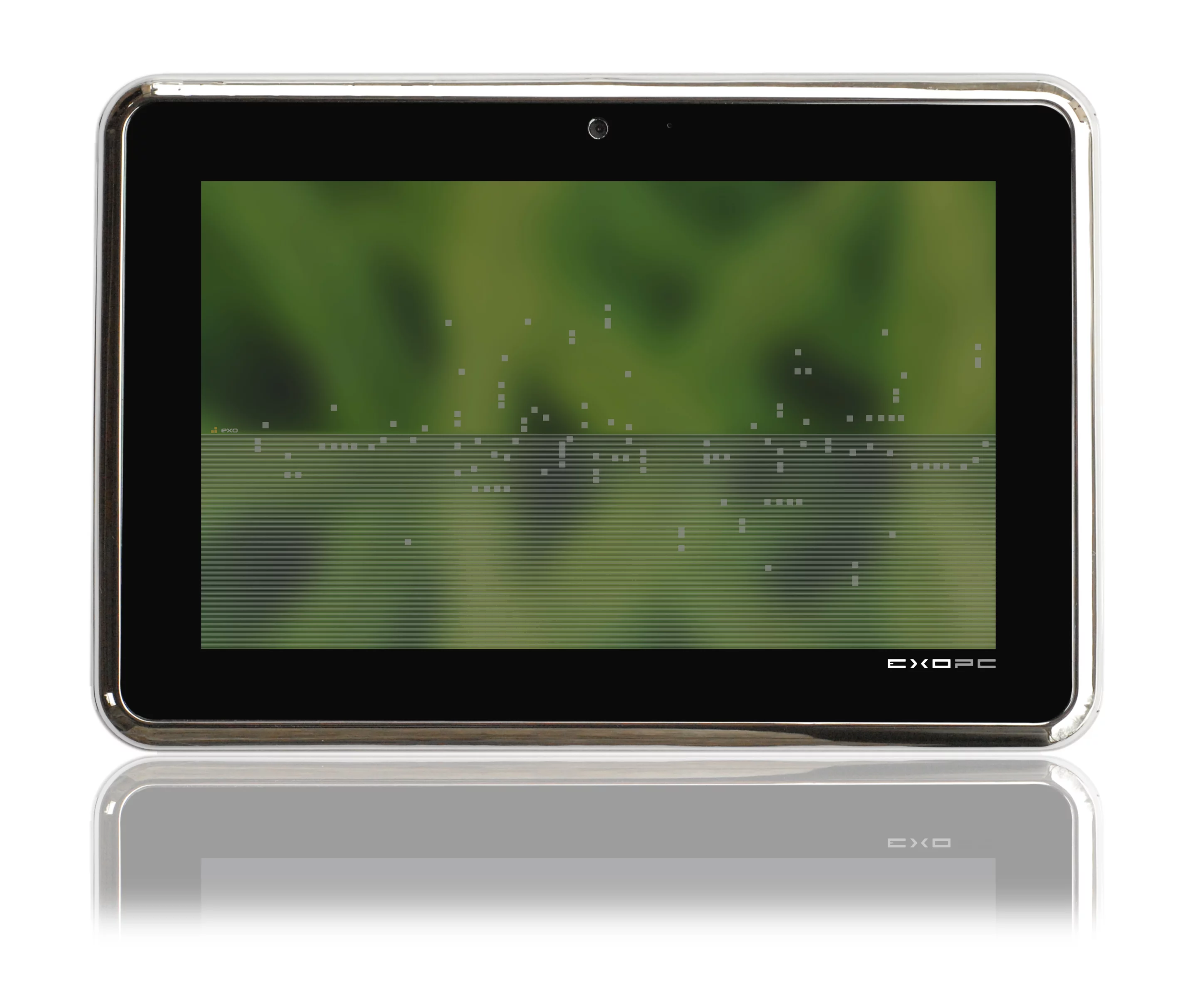 The Slate has an 11.6 inch 1366 x 768 pressure sensitive, capacitive multi-touch display with accelerometer and ambient light sensor