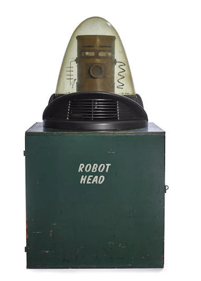 A special head built for Robby the Robot for a Twilight Zone episode