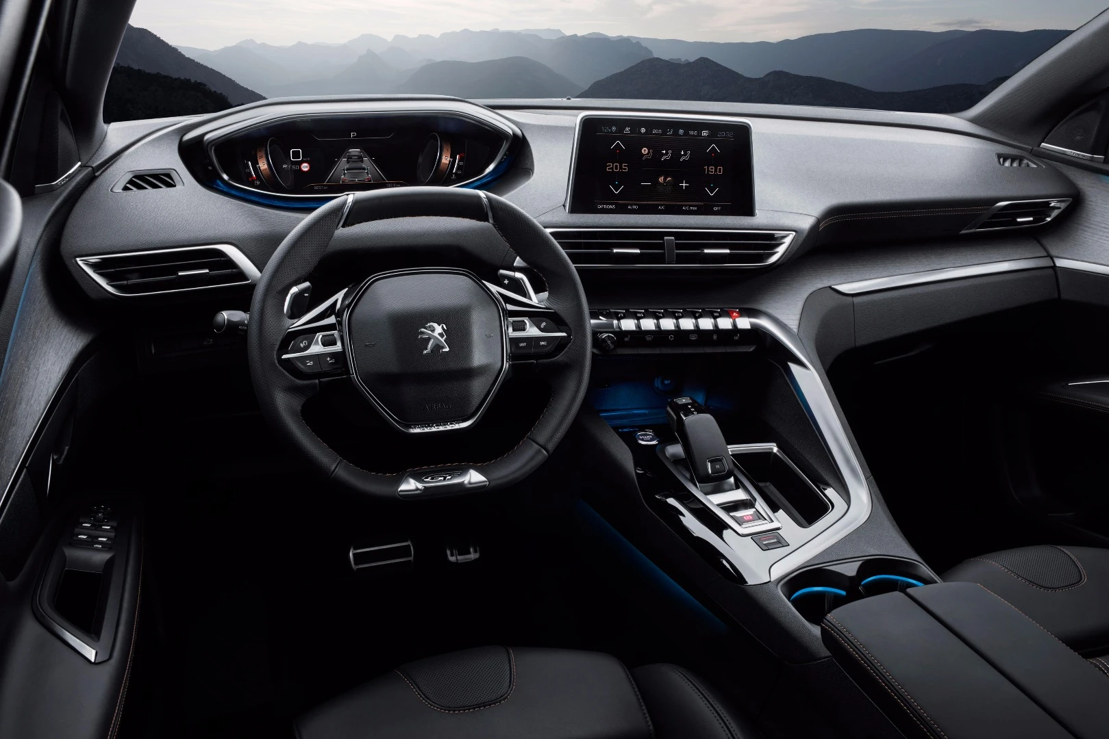 Peugeot 3008 GT's cabin is built around the iCockpit system