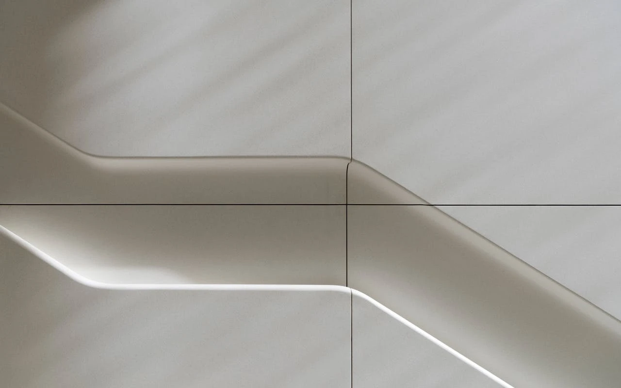 Interior detail in the Apple Dubai Mall store