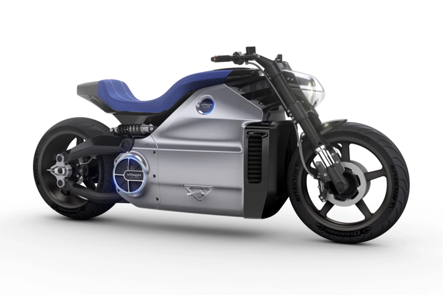 Side view of the Voxan Motors Wattman electric motorcycle (Photo: Voxan Motors)
