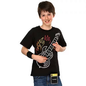 ThinkGeek's interactive rock t-shirts can be played like a real musical instrument