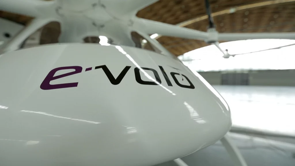 E-volo is a company creating electric copters similar to quadcopters