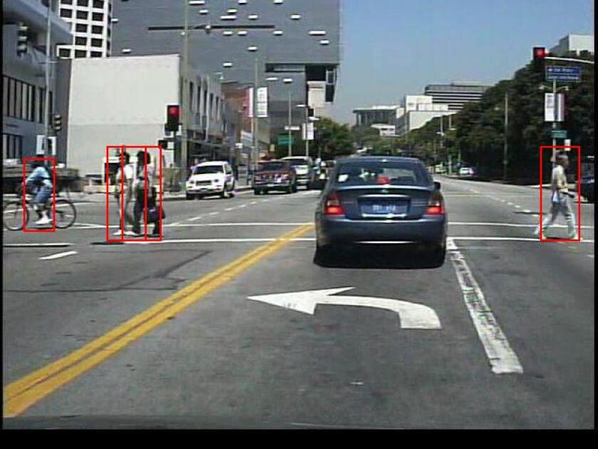 Most pedestrian detection systems divide an image into small sections (referred to as “windows”)