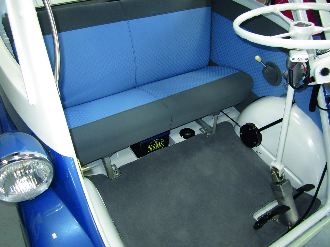 The interior is updated with a soft-touch lining, new seat foam and an A/V system