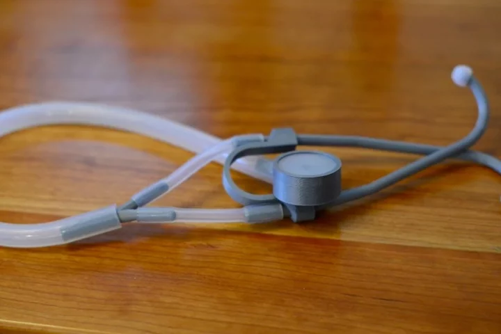 The Glia model 3D-printed stethoscope