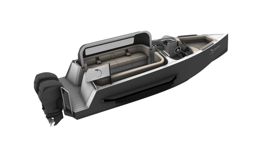 The new Iguana Day Limo uses an innovative two-side canopy to protect passengers from weather