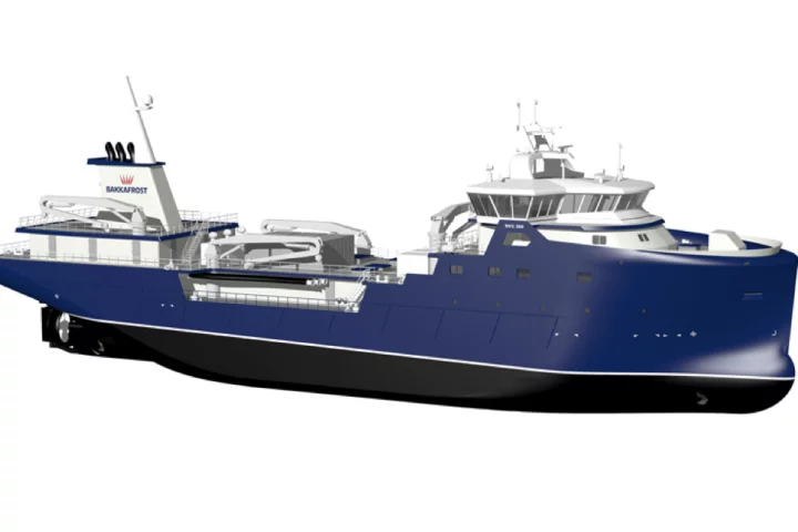 Rolls-Royce has signed a £5.8 million to design and equip one that does just thatThe new live fish carrier (Image: Rolls-Royce)