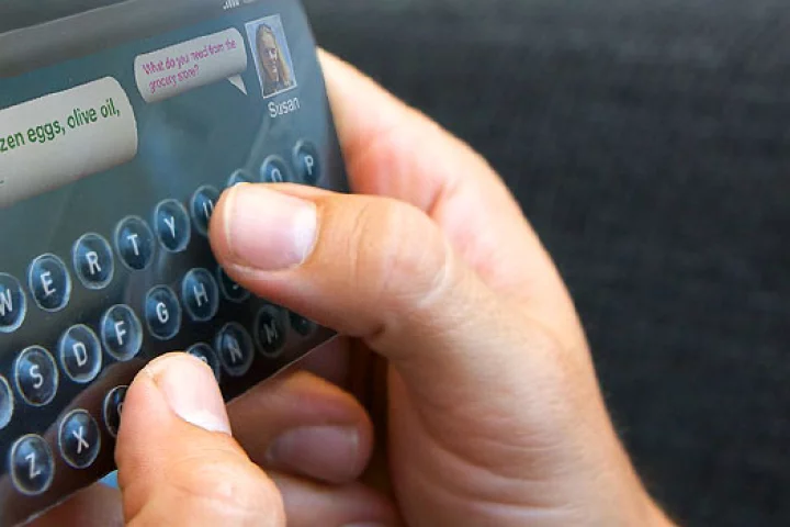 Startup Tactus Technology has developed a touchscreen display with buttons that can rise out of the flat surface of its screen (Photo: Tactus Technology)