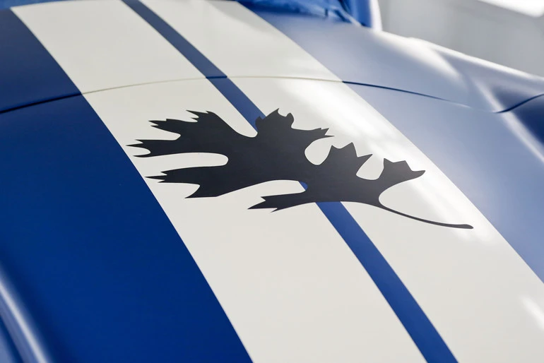 The ORNL Shelby Cobra oak logot