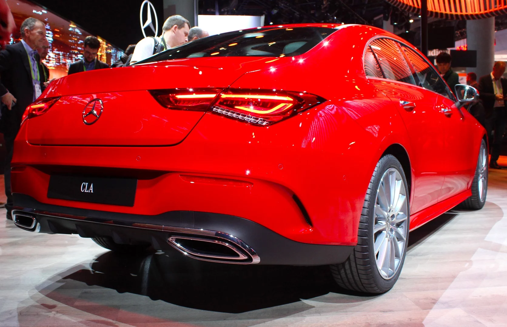 Mercedes holds the world premiere of the new CLA Coupe at CES 2019