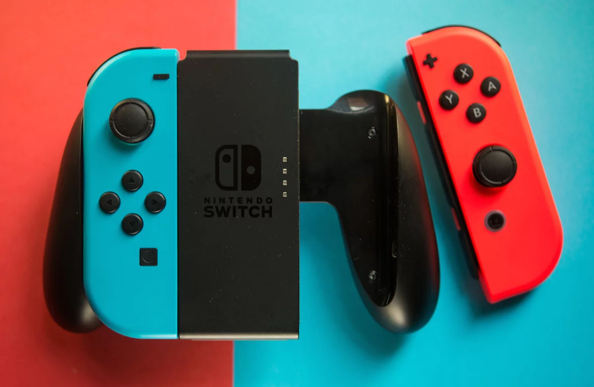 The Nintendo Switch Joy-Con can slide into a Grip for a makeshift conventional controller