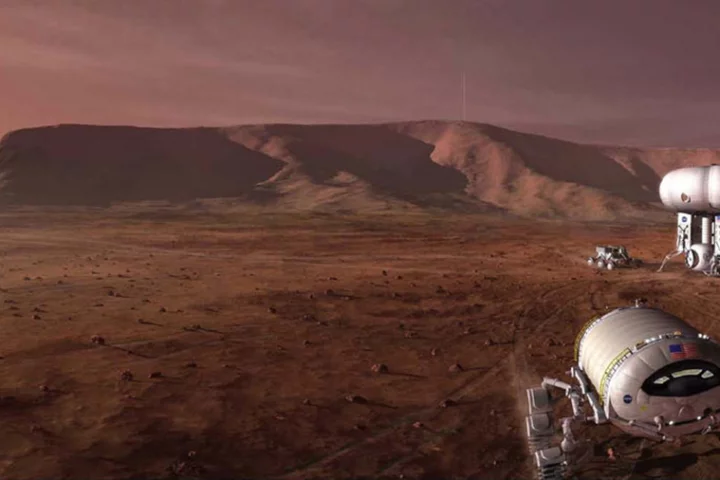 In the future, the fruit of the research could allow for the creation of manned colonies on Mars (Image: NASA)