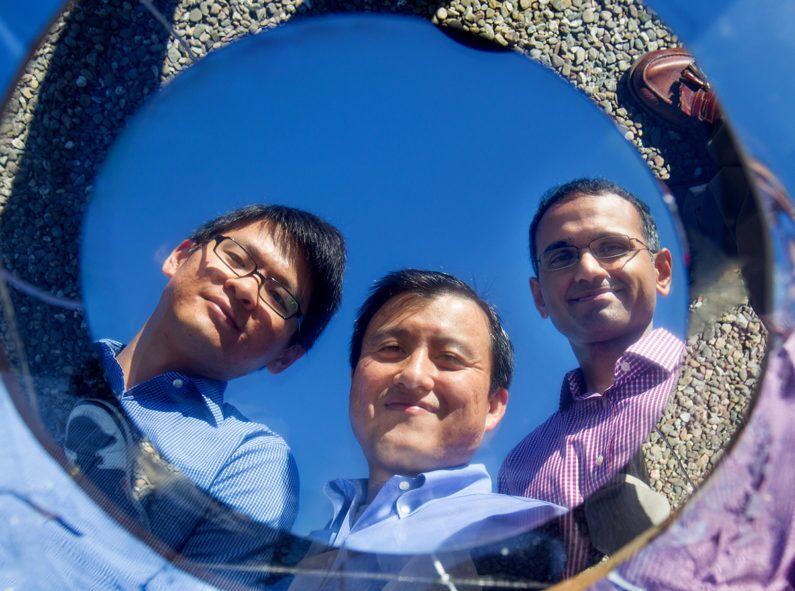 The Stanford researchers demonstrate the highly-reflective properties of their optical film, which can reflect 97 percent of sunlight to keep the surface cool