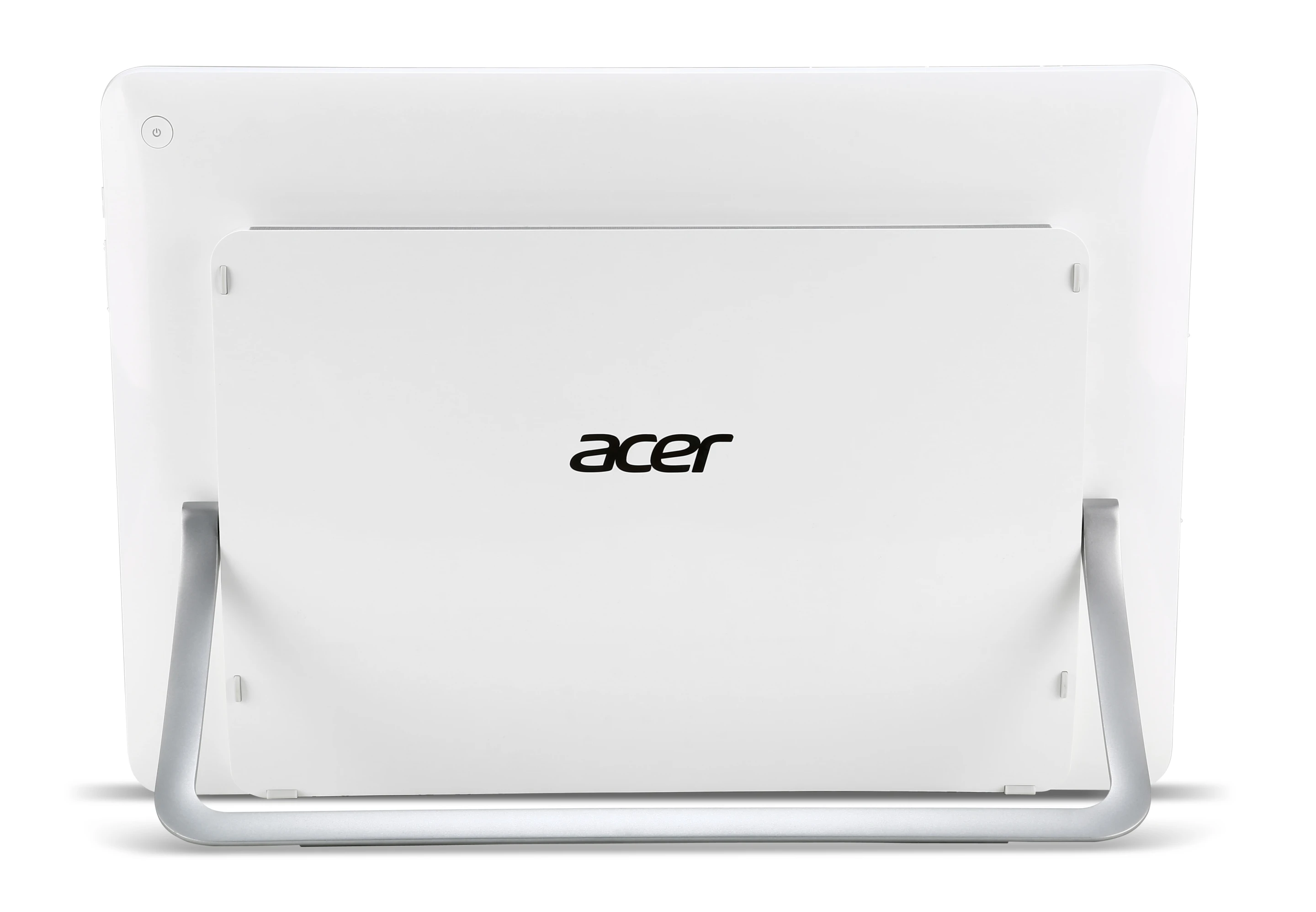 The stand folds up flush with the frame for a huge tablet or tabletop user experience, with the flexible hinge reported capable of holding steady at any angle up to 90 degrees