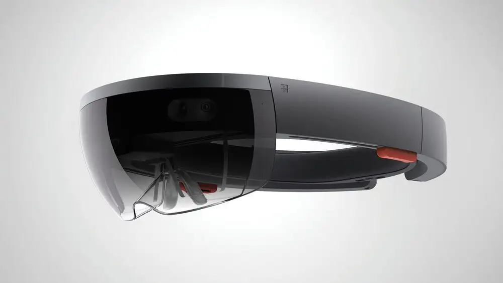 The HoloLens headset is still only available to developers, in the UK