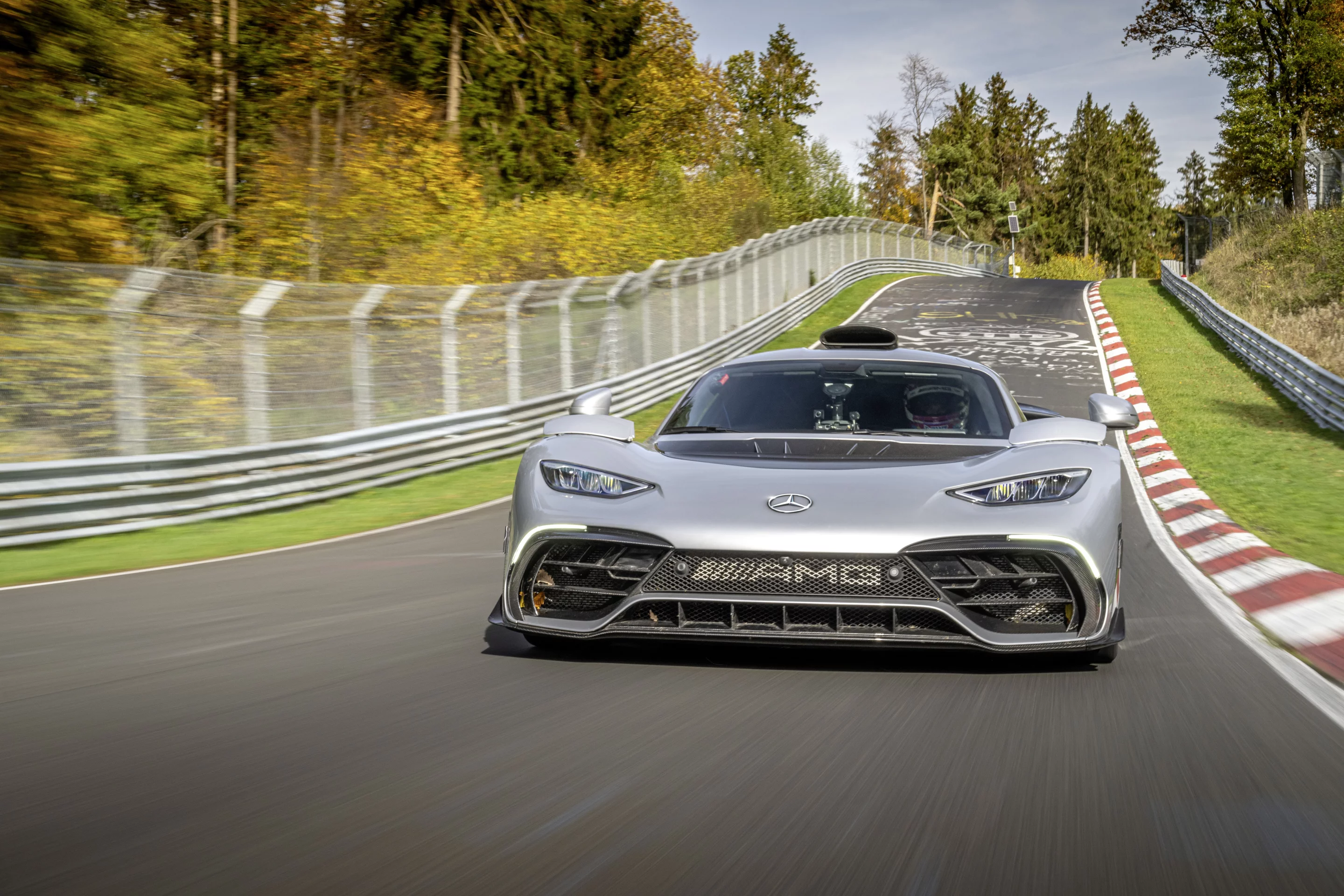 The Mercedes-AMG One was born as an F1 race car for the road, so it's not too surprising to see it set a production car record