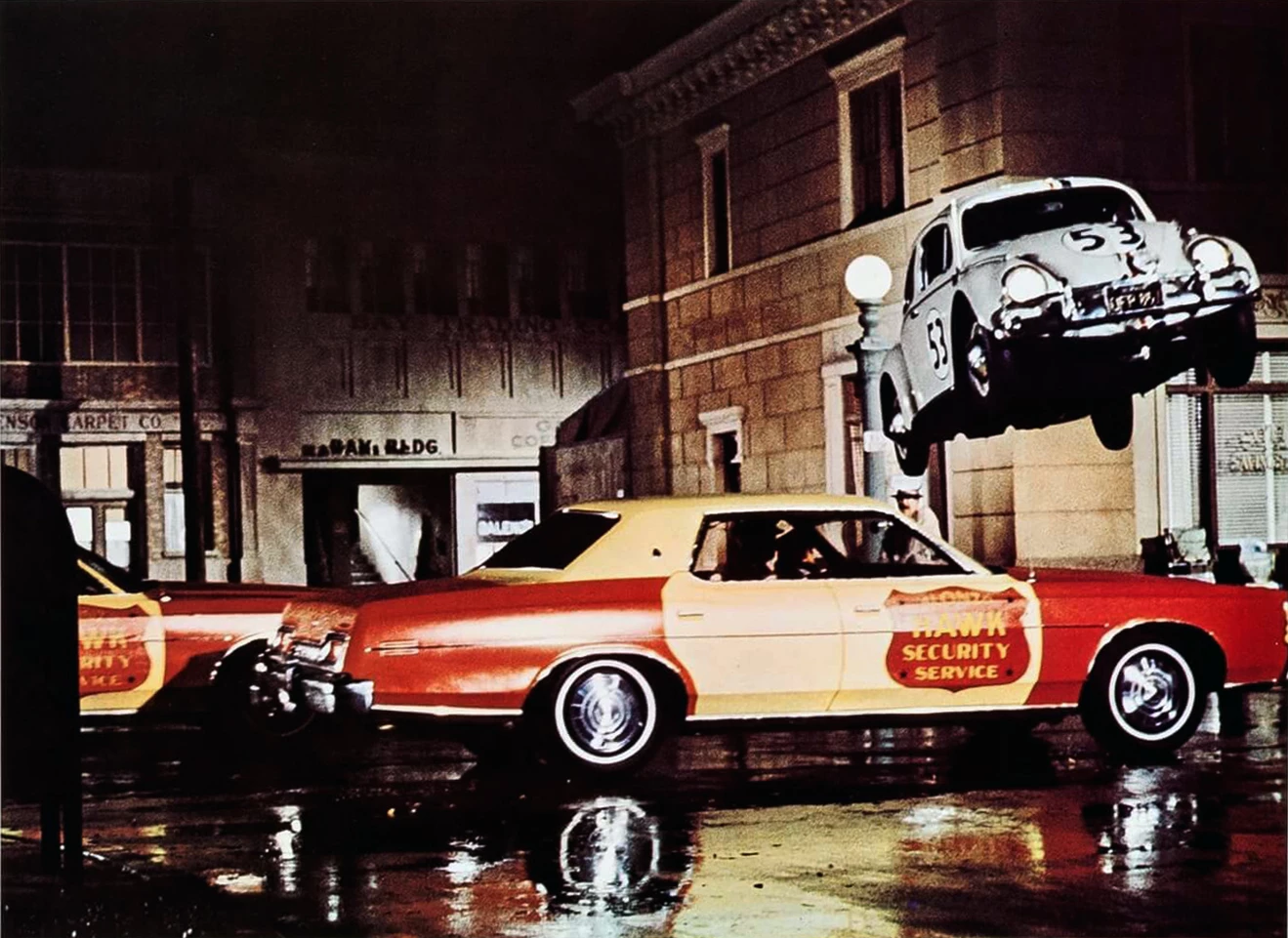We estimate that more than 50 Volkswagen Beetles have appeared as Herbie on film, with most sufficiently destroyed during the filming of the stunts to have been discarded.