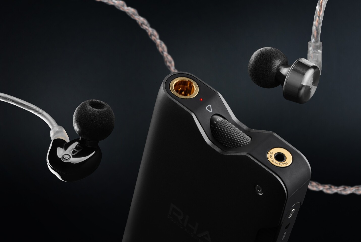 The CL1 Ceramic in-ear monitor (left) was developed alongside the Dacamp L1