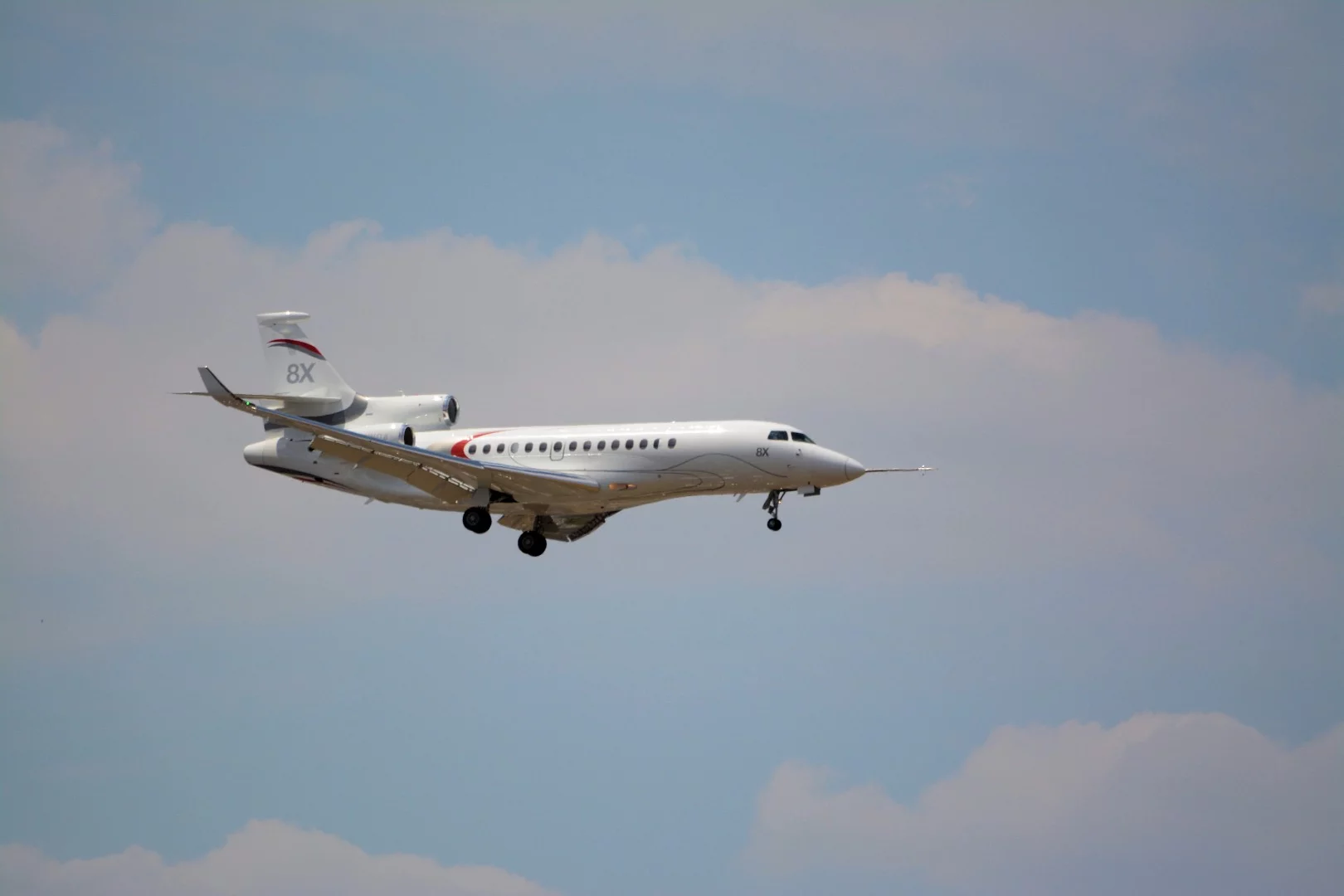 The Falcon 8X is offered in a choice of 30 cabin configurations