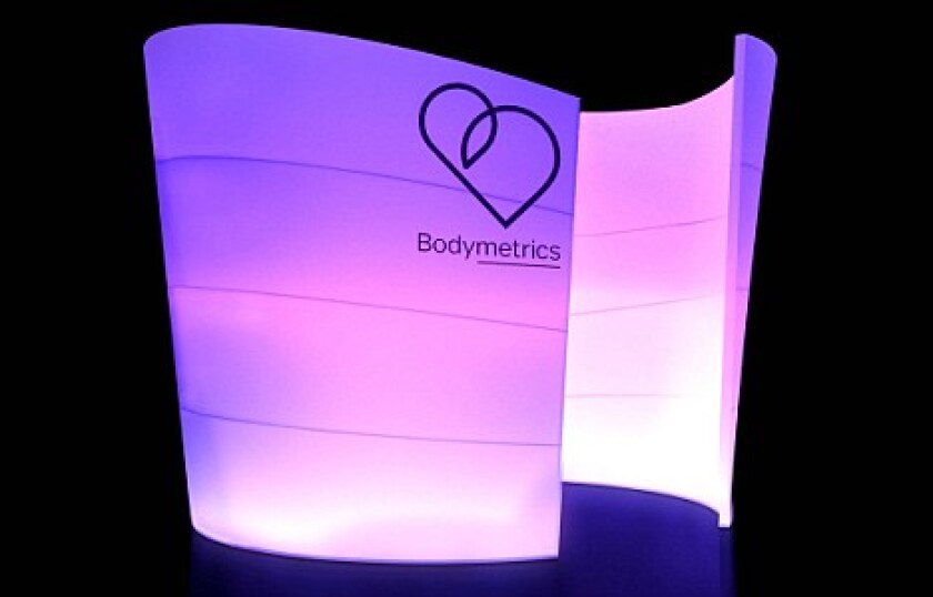Bodymetrics' 3D body scanning pod design (Photo: Bodymetrics)