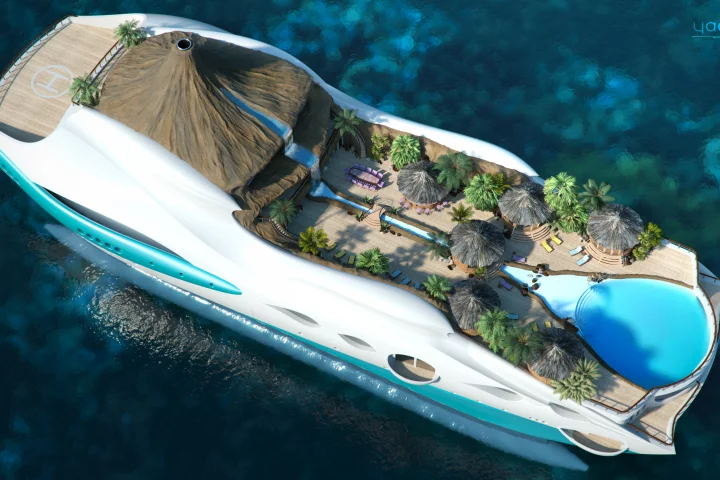 Yacht Island Design's "Tropical Island Paradise"