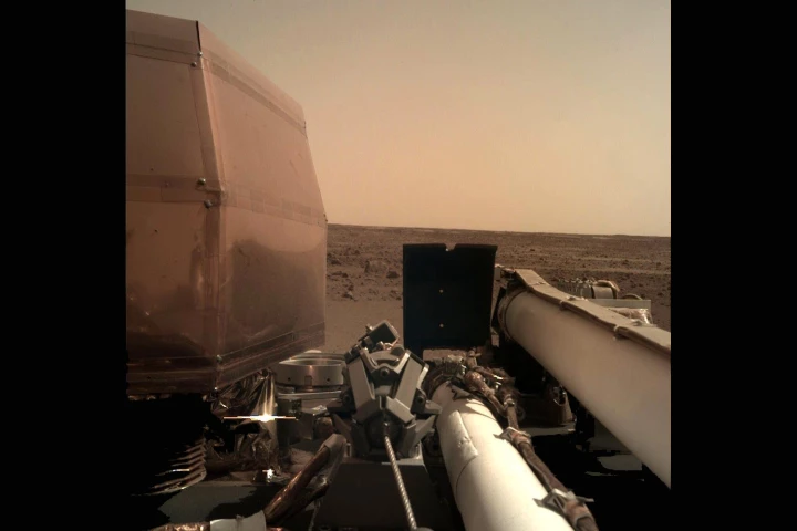Self-portrait taken by the InSight lander