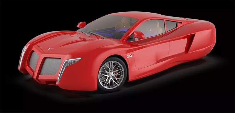 The 3EV measures 183.6 inches long by 80 inches wide (4,663 by 2,032 mm)