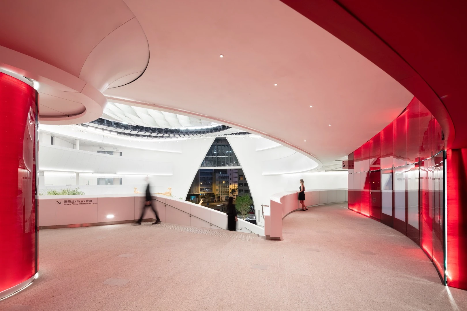 The Xiqu Centre includes exhibitions and stalls promoting the area's cultural heritage