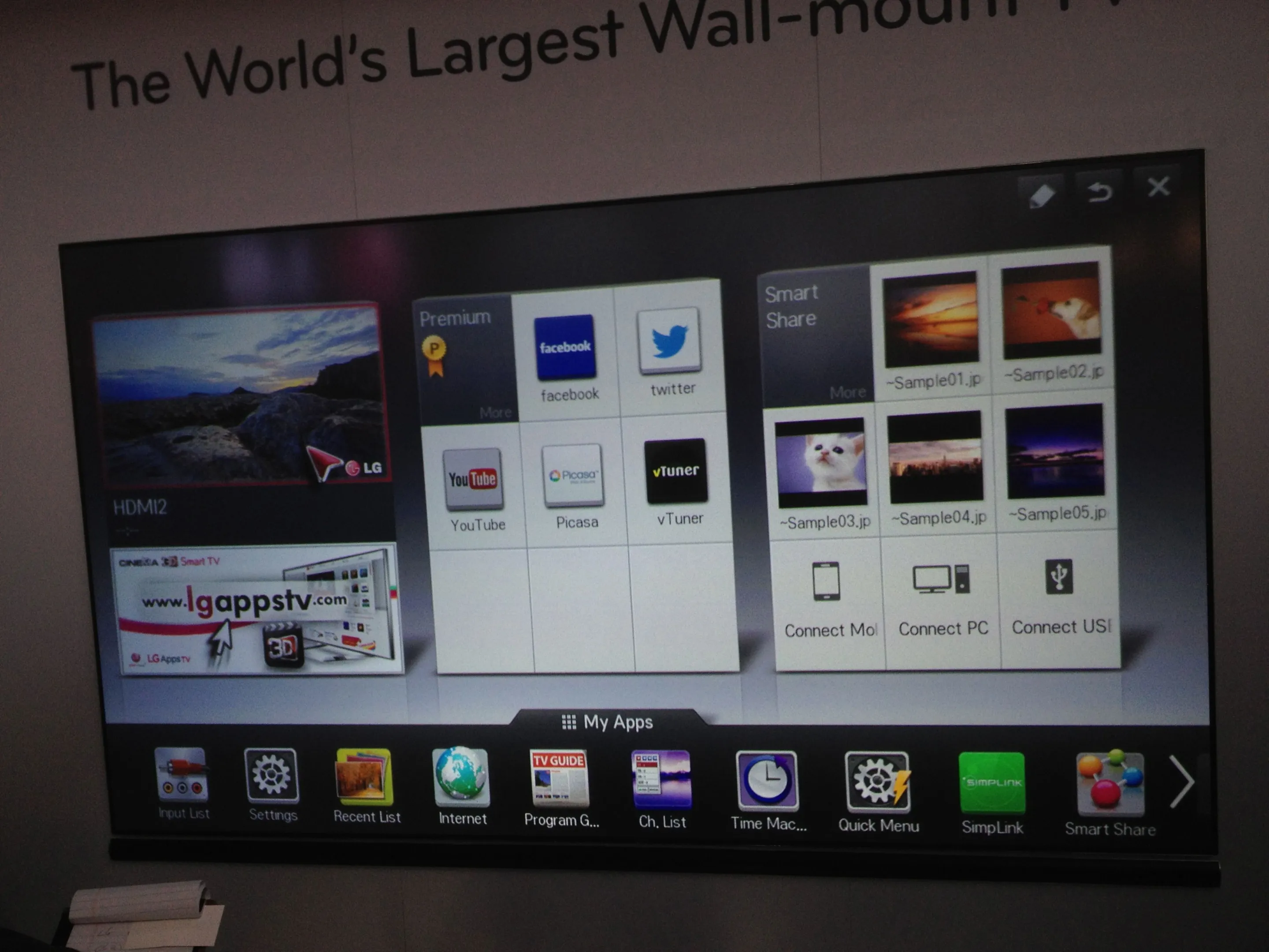 LG has also included a host of Smart TV features, which allow it to run apps like Netflix or Facebook