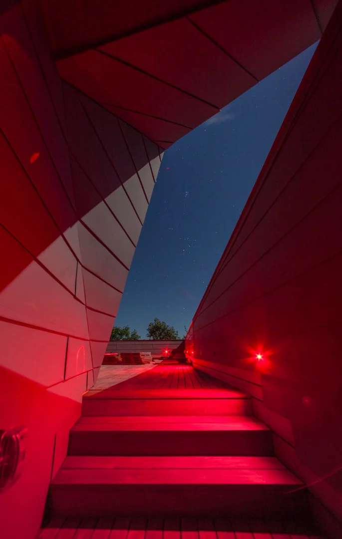 Entrance to the exterior viewing platform